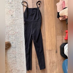 Abercrombie & Fitch Black Athletic Cotton Jumpsuit